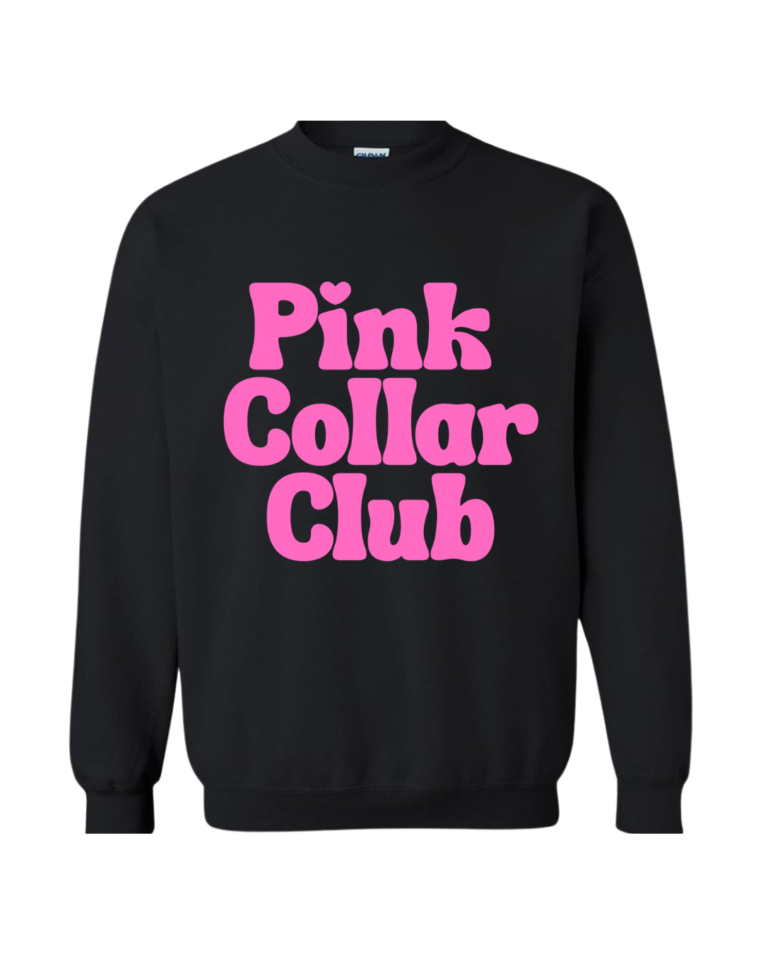 Pink Collar Crewneck Sweaters 🩷