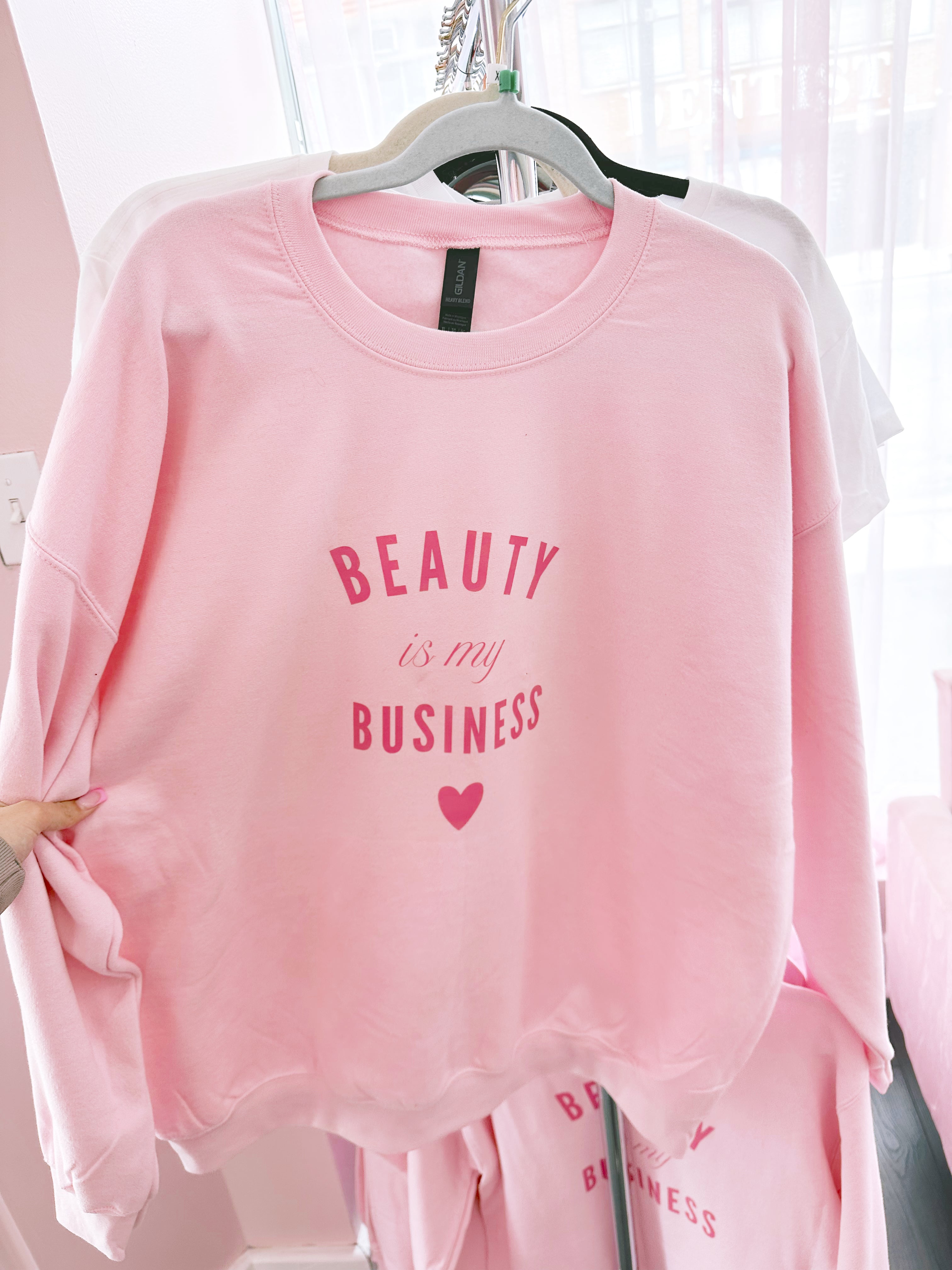 Beauty is my Business “Crew Neck Sweater”