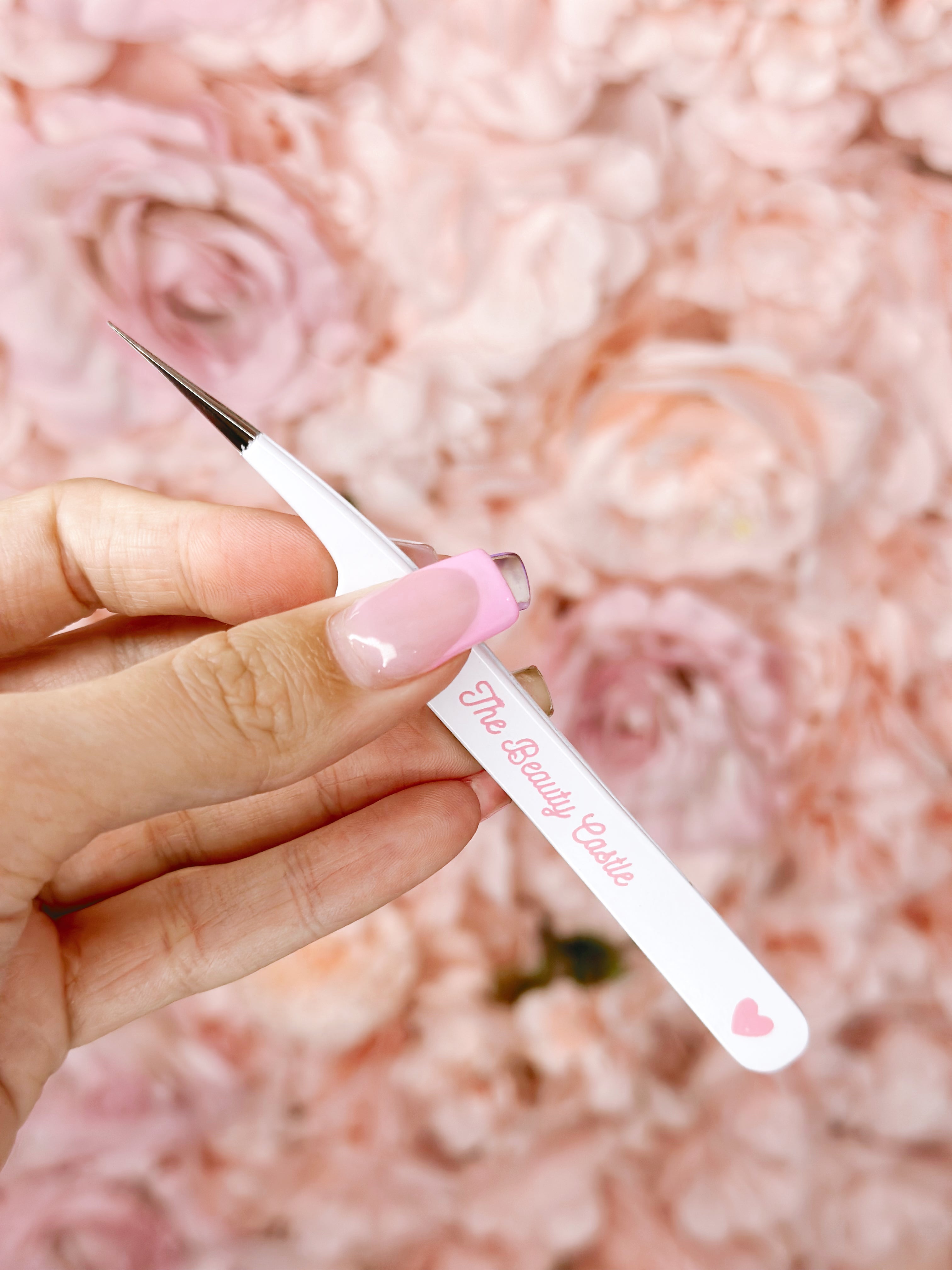 Straight Tweezer “Fiber Tip Collection” 🤍🎀