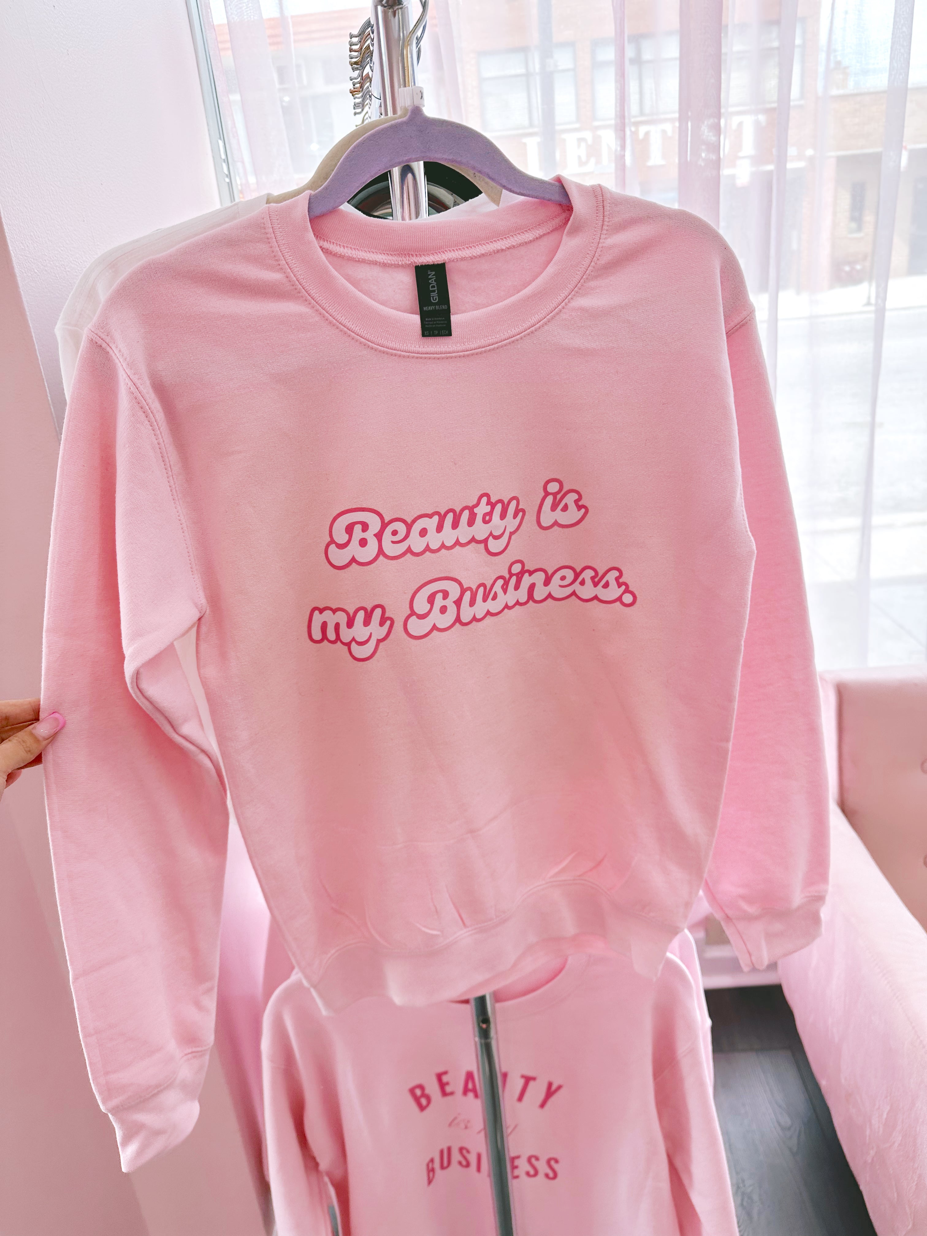 Beauty is my Business “Crew Neck Sweater”