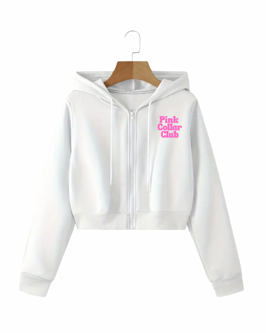 Pink Collar Zip Up 🎀