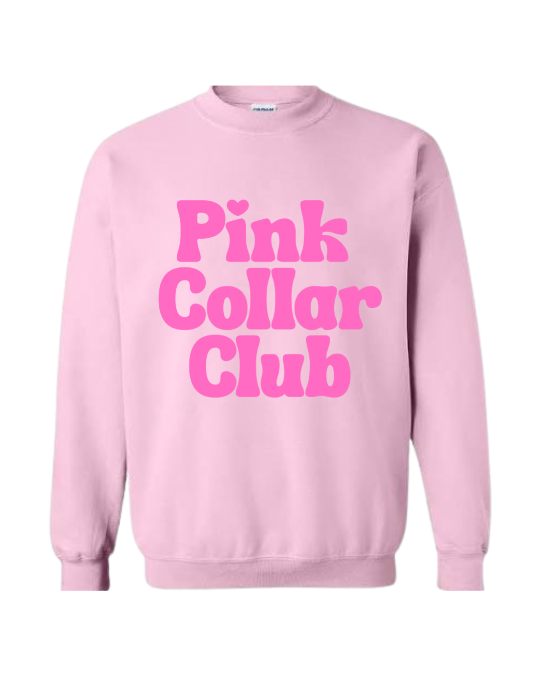 Pink Collar Crewneck Sweaters 🩷