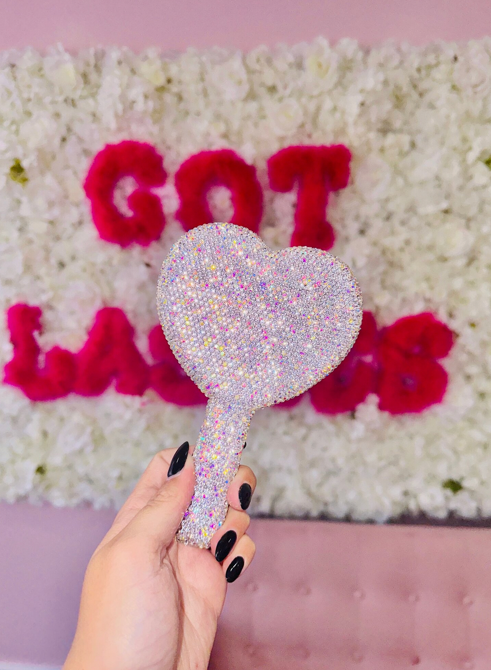 Hand Held Bling Mirror